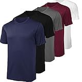 Kit 5 Camisetas Academia Dry Fit Anti Suor Zaroc Sports P