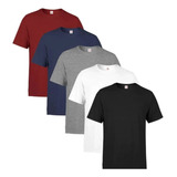 Kit 5 Camisetas Basica