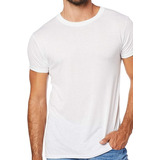 Kit 5 Camisetas Brancas