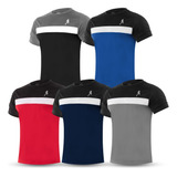 Kit 5 Camisetas Camisas Masculinas Dry Fit Academia Treino