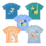 Kit 5 Camisetas Infantil