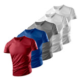 Kit 5 Camisetas Lisas