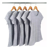 Kit 5 Camisetas Malha