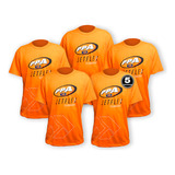 Kit 5 Camisetas Manga