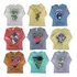 Kit 5 Camisetas Manga Longa Infantil Masculina Desenhos