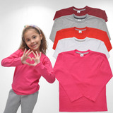 Kit 5 Camisetas Manga