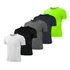 Kit 5 Camisetas Masculina Dry Fit Lisa Tradicional Básica