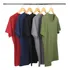 Kit 5 Camisetas Masculina Lisa 100% Algodão - Cores Variadas