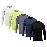 Kit 5 Camisetas Masculina Manga Longa Térmica Proteção Solar UV Dry Fit Segunda Pele Tamanho GG