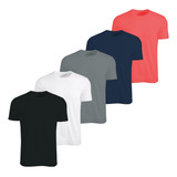 Kit 5 Camisetas Masculina Plus Size Camisas Basica G1 G2 G3