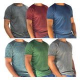 Kit 5 Camisetas Masculinas Academia Dry