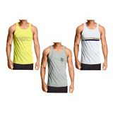 Kit 5 Camisetas Masculinas Regata Blusa Cavada Tradicional