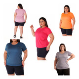 Kit 5 Camisetas Plus