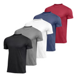 Kit 5 Camisetas Proteção Uv Dry