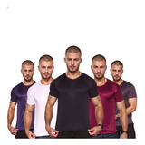Kit 5 Camisetas Proteção Uv Dry Fit Academia Esportiva