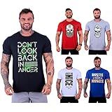 Kit 5 Camisetas Tradicional Masculina Clássica MXD Conceito Básica Camisas Estampas Algodão GG Opção 11 