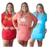 Kit 5 Camisolas Plus Size Camisão De Malha Pijama Personagem