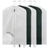 Kit 5 Capa Protetora P Terno Roupa Vestido Antimofo C/ Zíper