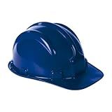 Kit 5 Capacete De Proteção Segurança Com Aba Frontal EPI Obra PLT Azul 