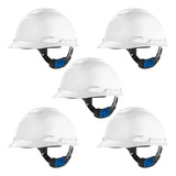 Kit 5 Capacete Segurança 3m H700 C Jugular Eletricista Obra