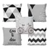 Kit 5 Capas De Almofadas Decorativas Geométricas 40x40 Kitc013pbc