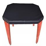 Kit 5 Capas Para Mesa De Bar Lanchonete 70cm X 70cm Preta Impermeável