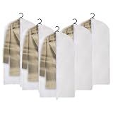 capas protetora roupas vestidos ternos ziper palito organizador guarda roupa impermeavel