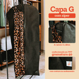 Kit 5 Capas Protetoras De Tnt Para Vestidos Com Zíper