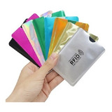 Kit 5 Capinhas Protetor De Cartão De Crédito Rfid Anti Furto