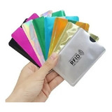 Kit 5 Capinhas Protetor De Cartão De Crédito Rfid Anti Furto