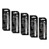Kit 5 Carga Crown Preta Esferográfica Tipo Parker Ca14007p-5