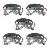 Kit 5 Carneiras Capacete Msa C Jugular Suspensão Push Key