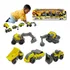 Kit 5 Carrinhos Brinquedo Construção Caminhão Escavadeira