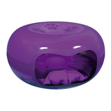 Kit 5 Casas Gato Tipo Toca Formato Donuts Rosquinha Lilas