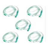Kit 5 Cateter Nasal Oxigênio Canula O2 Pediátrico Silicone