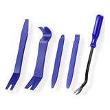 Kit 5 Chave Espátula Porta Painéis Internos Rádio Forro