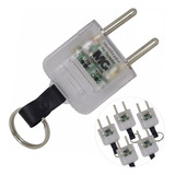 Kit 5 Chaveiro Identificador Testador Tensão Tomadas 110 220