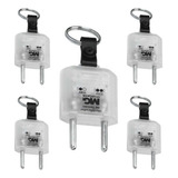 Kit 5 Chaveiro Identificador Testador Tensão Tomadas 110 220