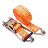 Kit 5 Cinta Catraca Carga 5 T 50mm 10m Caminhão Amarração