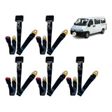 Kit 5 Cinto Segurança 2 Ponto Banco Passageiro Boxer Peugeot