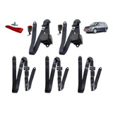 Kit 5 Cinto Segurança Completo Gm Corsa Wagon Macho Fêmea
