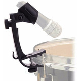 Kit 5 Clamp Garra Suporte Microfone Bateria Instrumento 