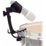 Kit 5 Clamp Garra Suporte Microfone Bateria Instrumento 