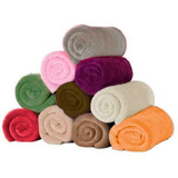 Kit 5 Cobertor Manta Fleece Casal Lisa Macia 1 8m X 2m