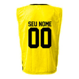 Kit 5 Colete Personalizado Futebol Futsal Treino Nome Número
