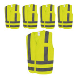 Kit 5 Colete Refletivo