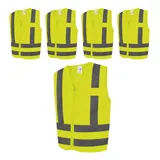 Kit 5 Colete Refletivo
