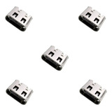 Kit 5 Conector Carga Usb Tipo C Para Controle Ps5