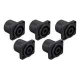 Kit 5 Conector Speakon