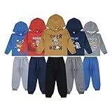 Kit 5 Conjunto Agasalho Infantil Calça E Jaqueta Meninos De INVERNO Tamanho 2